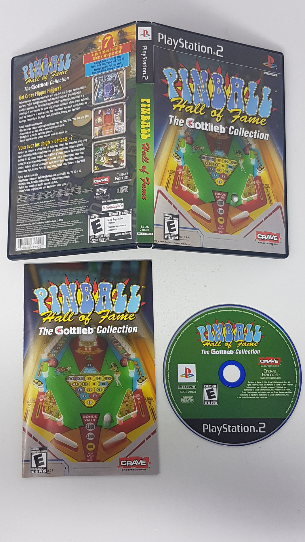 Pinball Hall of Fame The Gottlieb Collection  - Sony Playstation 2 | PS2