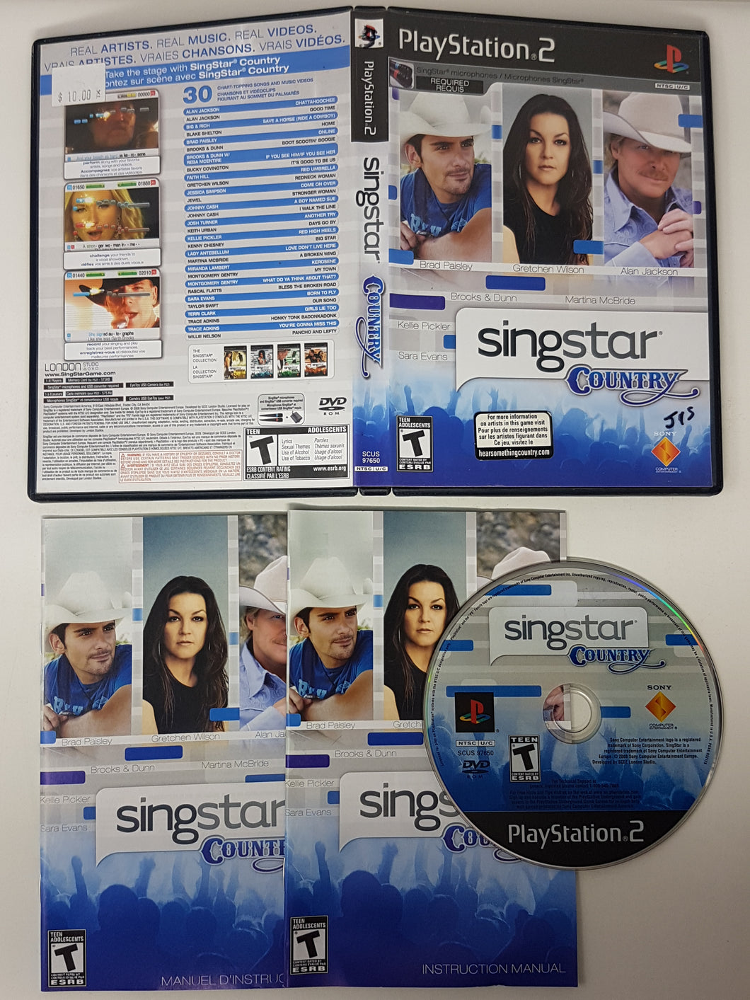 SingStar Country - Sony Playstation 2 | PS2