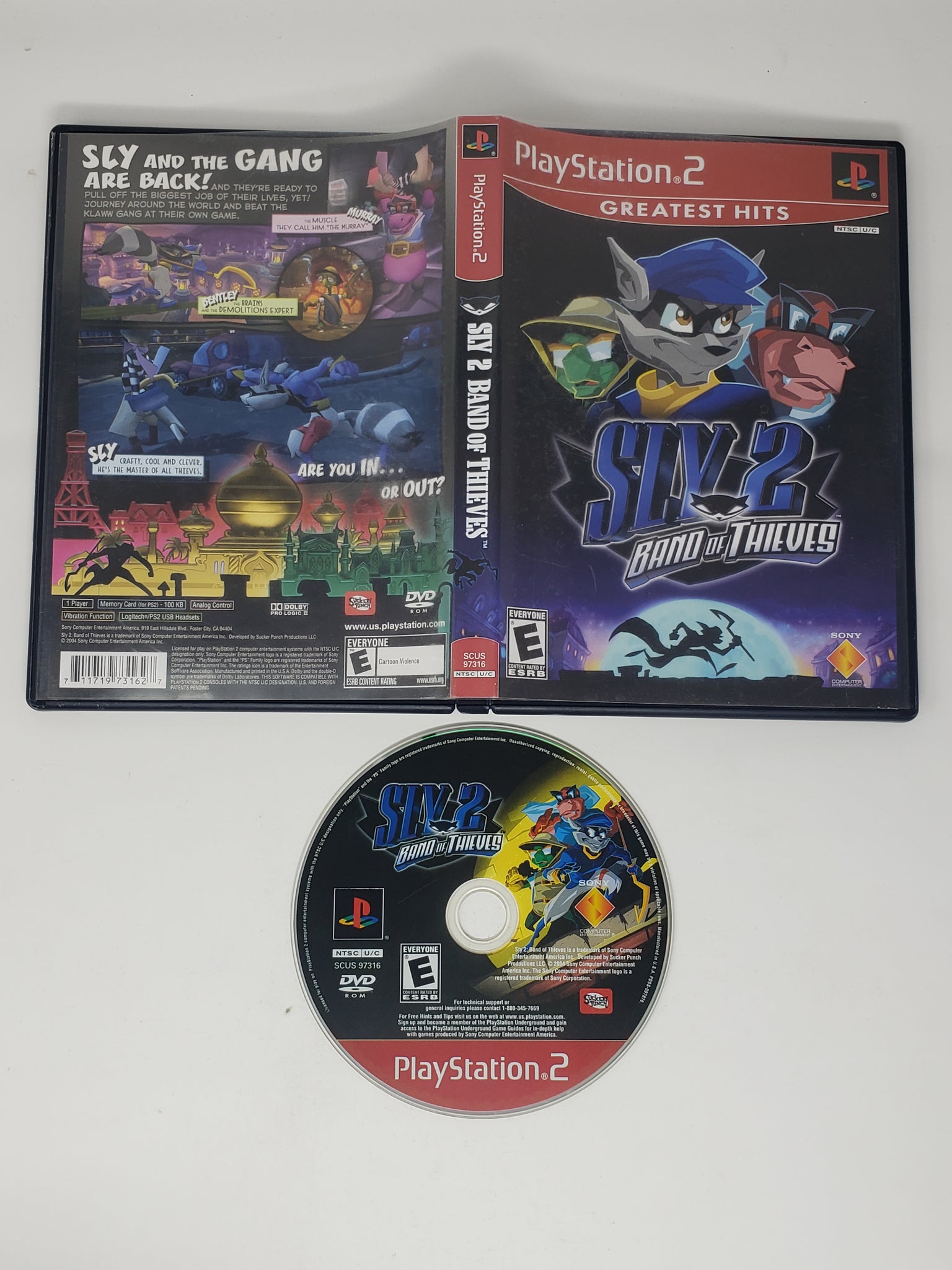 Sly 2 Band of Thieves Sony Playstation 2 Game