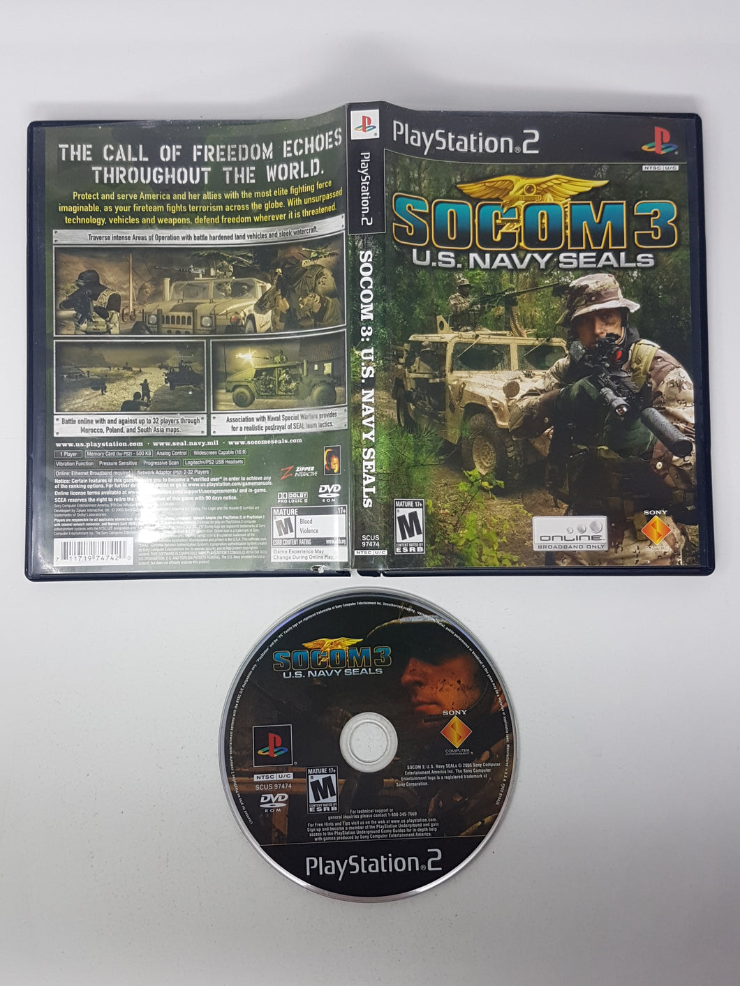 SOCOM III US Navy Seals - Sony Playstation 2 | PS2