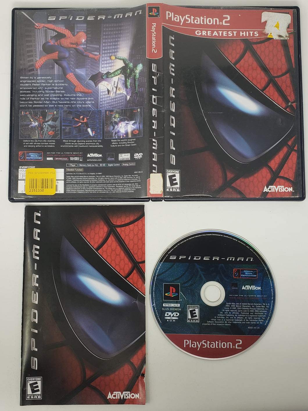 Spiderman [Greatest Hits] - Sony Playstation 2 | PS2