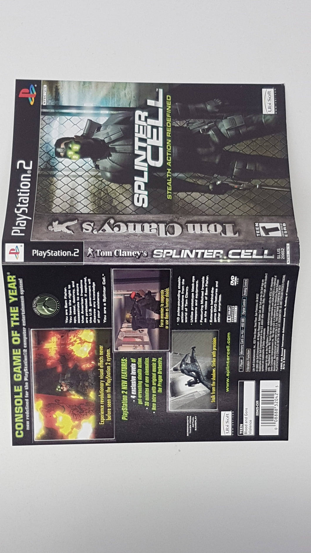 Splinter Cell [Couverture] - Sony Playstation 2 | PS2