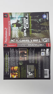 Splinter Cell [Grands succès] [Couverture] - Sony Playstation 2 | PS2