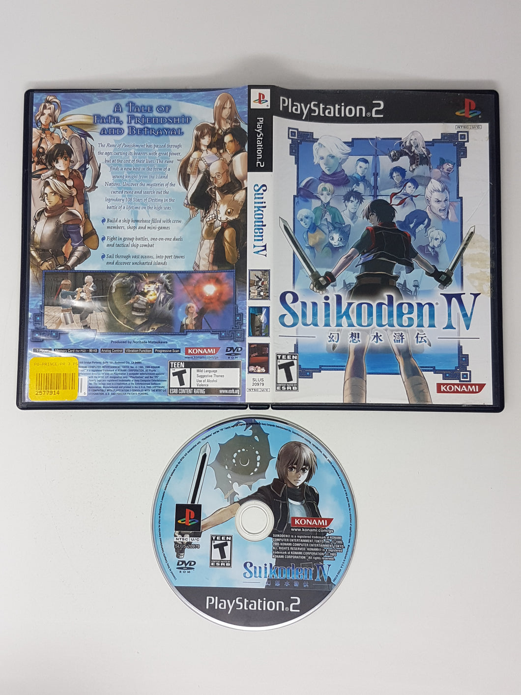 Suikoden IV - Sony Playstation 2 | PS2