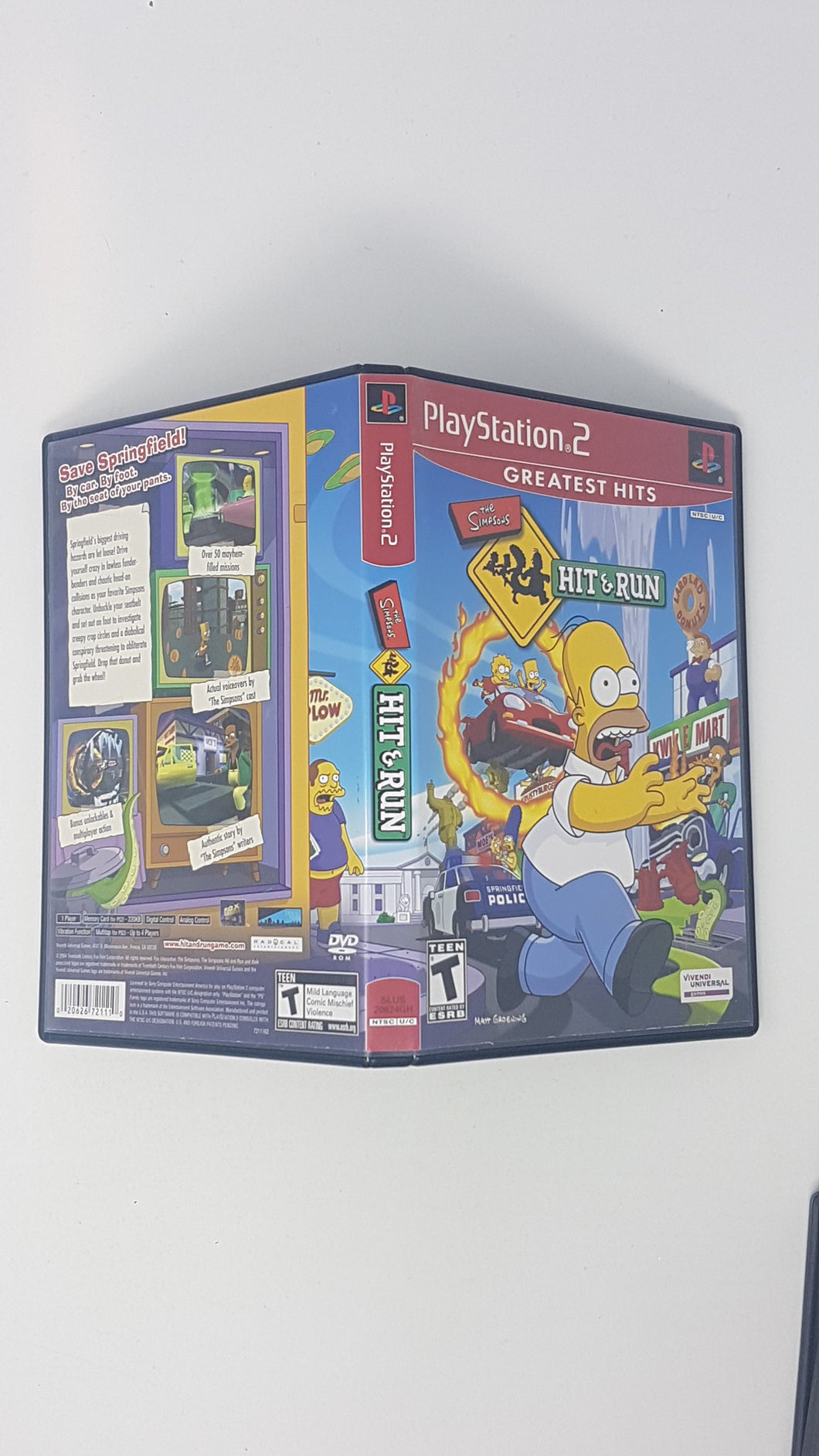 The Simpsons Hit and Run [Greatest Hits] [box] - Playstation 2 | PS2