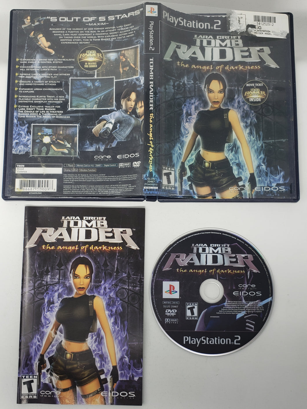 Tomb Raider Angel of Darkness - Sony Playstation 2 | PS2