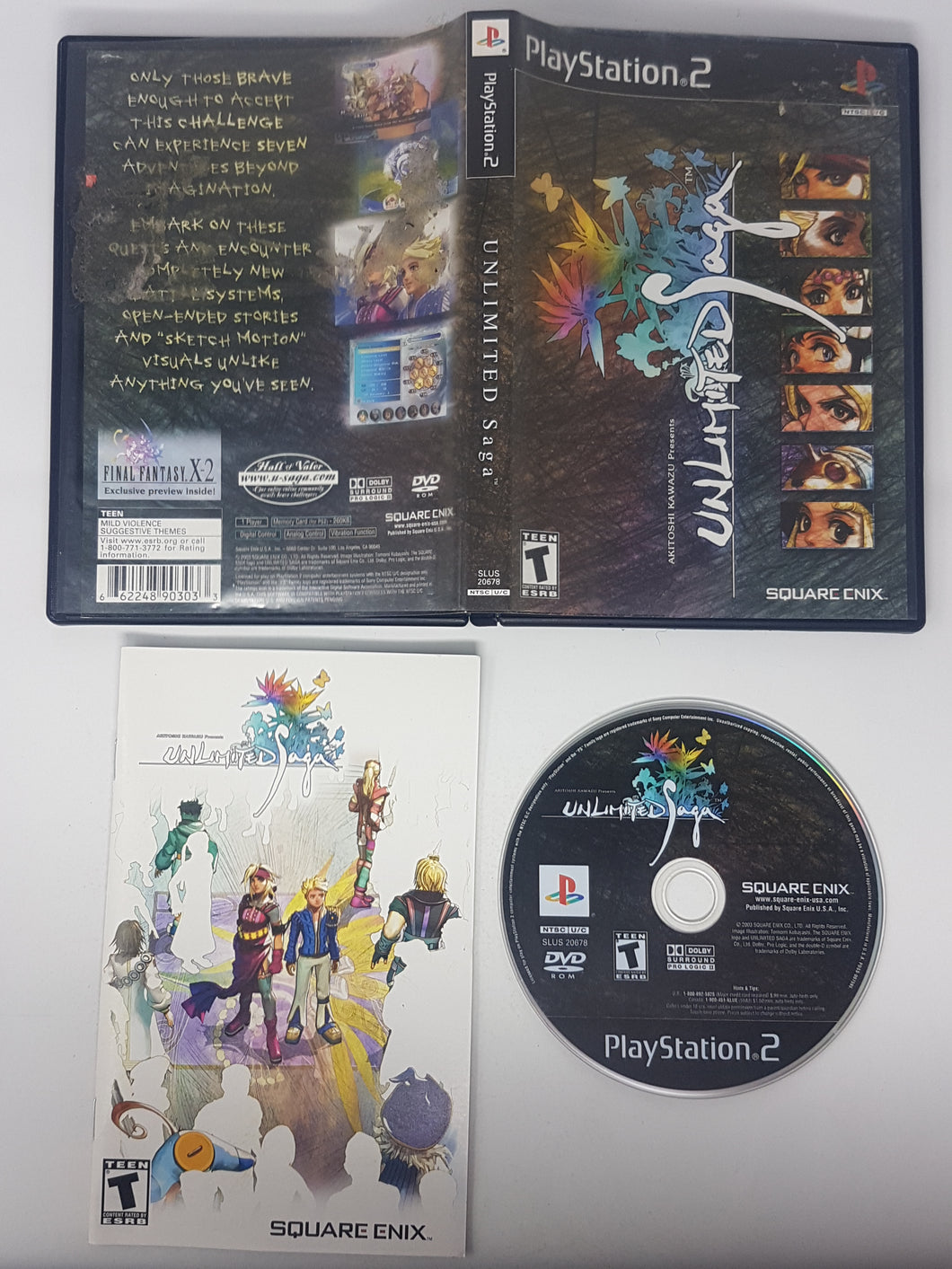 Unlimited Saga - Sony Playstation 2 | PS2
