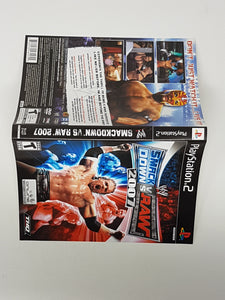 WWE Smackdown vs. Raw 2007 [Couverture] - Sony  Playstation 2 | PS2