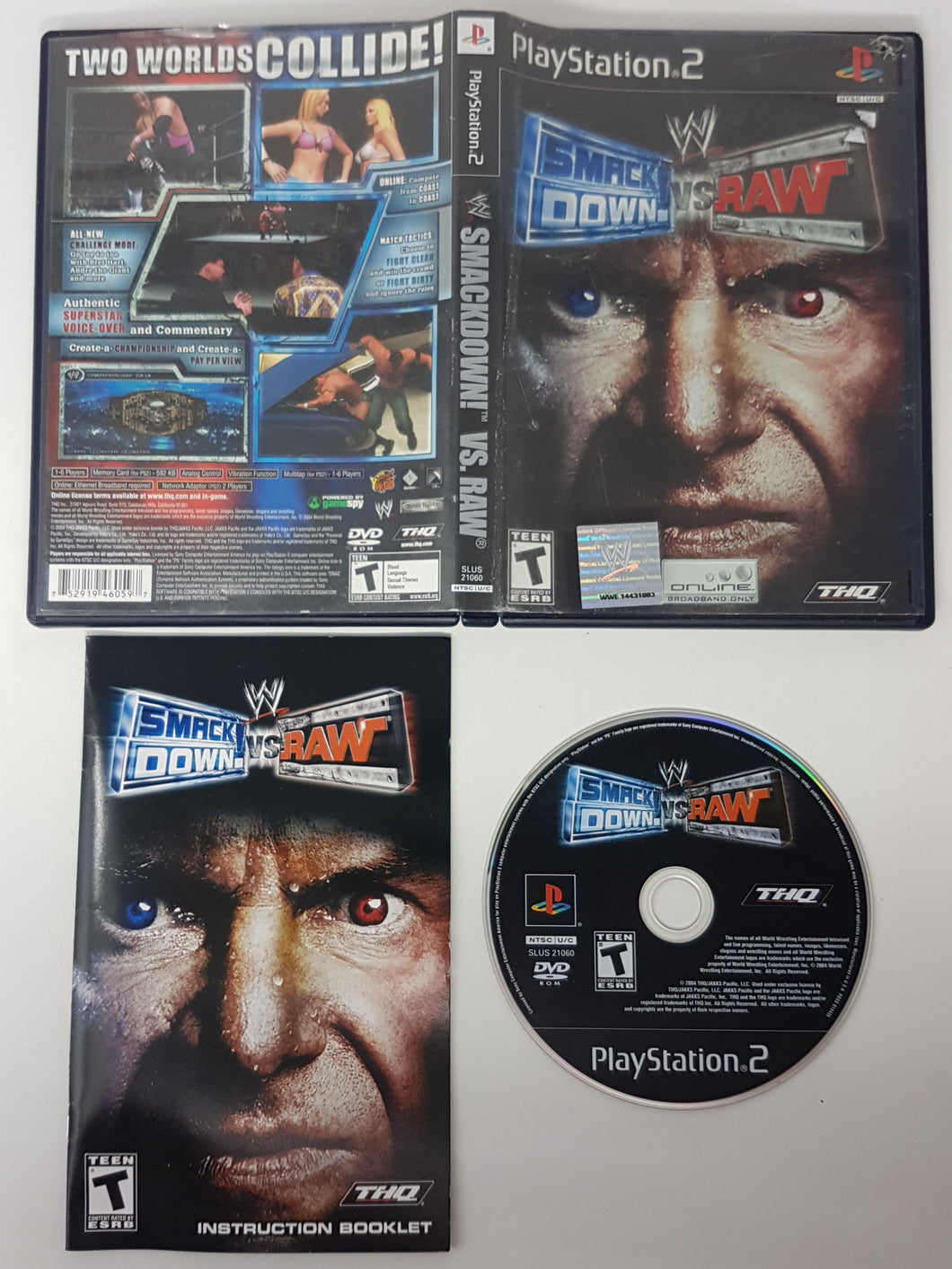 WWE Smackdown vs. Raw - Sony Playstation 2 | PS2