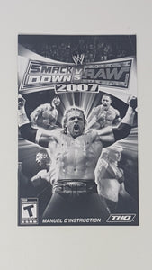 WWE Smackdown vs Raw 2007 [manuel] - Sony Playstation 2 | PS2