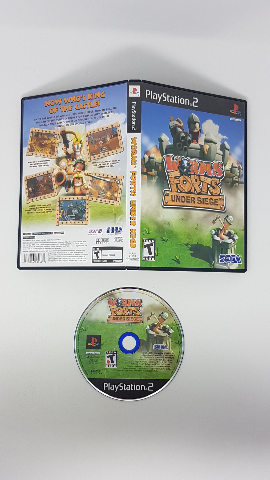 Worms Forts Under Siege - Sony Playstation 2 | PS2