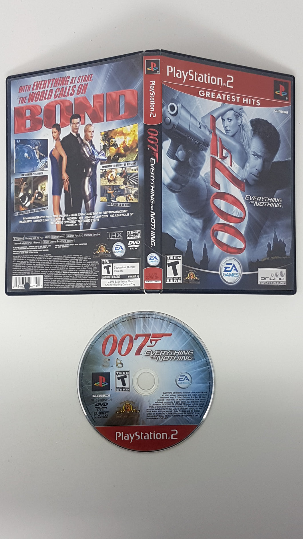 007 Everything or Nothing [Greatest Hits] - Sony Playstation 2 | PS2