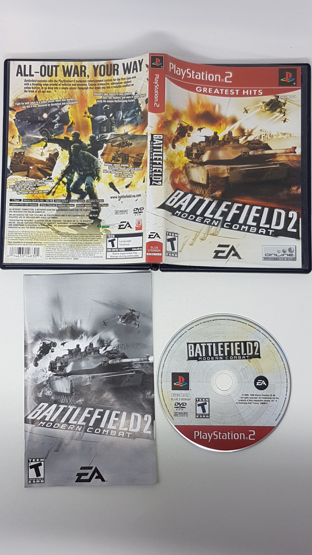 Battlefield 2 Modern Combat [Greatest Hits] - Sony Playstation 2 | PS2