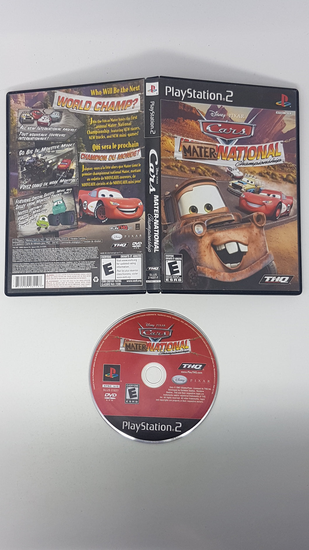 Cars Mater-National Championship - Sony Playstation 2 | PS2
