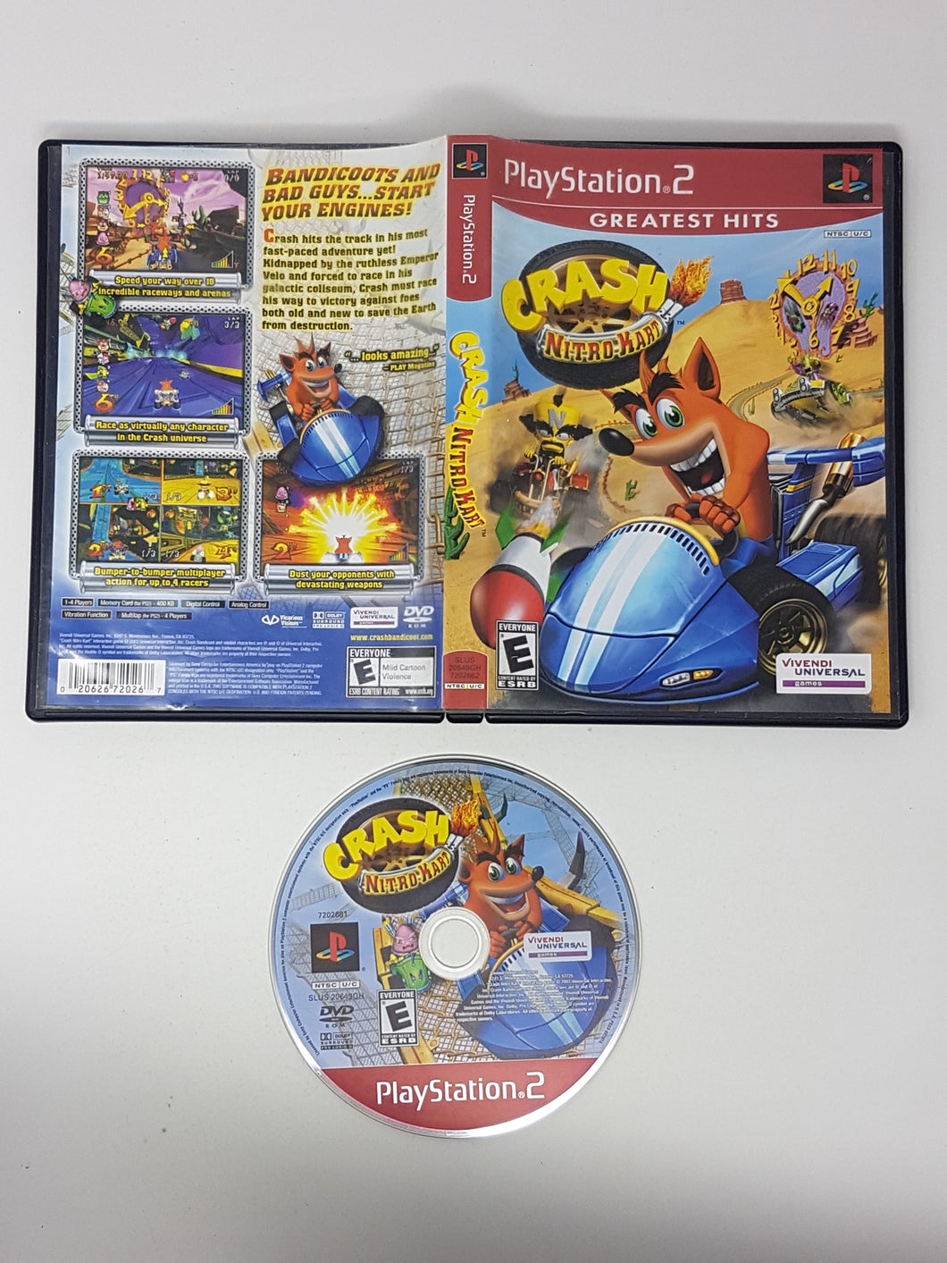 Crash Nitro Kart [Greatest Hits] - Sony Playstation 2 | PS2