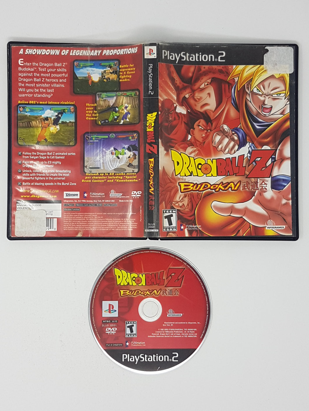 Dragon Ball Z Budokai - Sony Playstation 2 | PS2