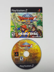 Dragon Quest VIII - Journey of the Cursed King - Demo Disc - Sony Playstation 2 | PS2