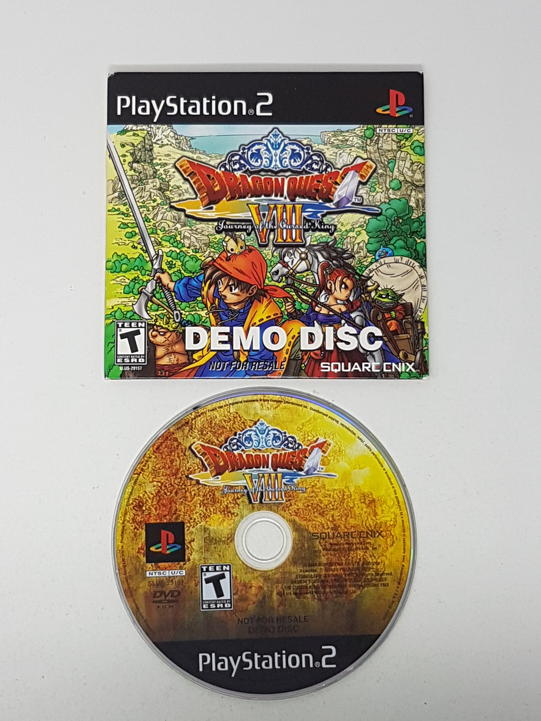 Dragon Quest VIII - Journey of the Cursed King - Demo Disc - Sony Playstation 2 | PS2