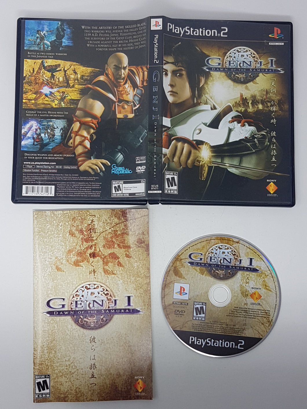 Genji Dawn of the Samurai - Sony Playstation 2 | PS2