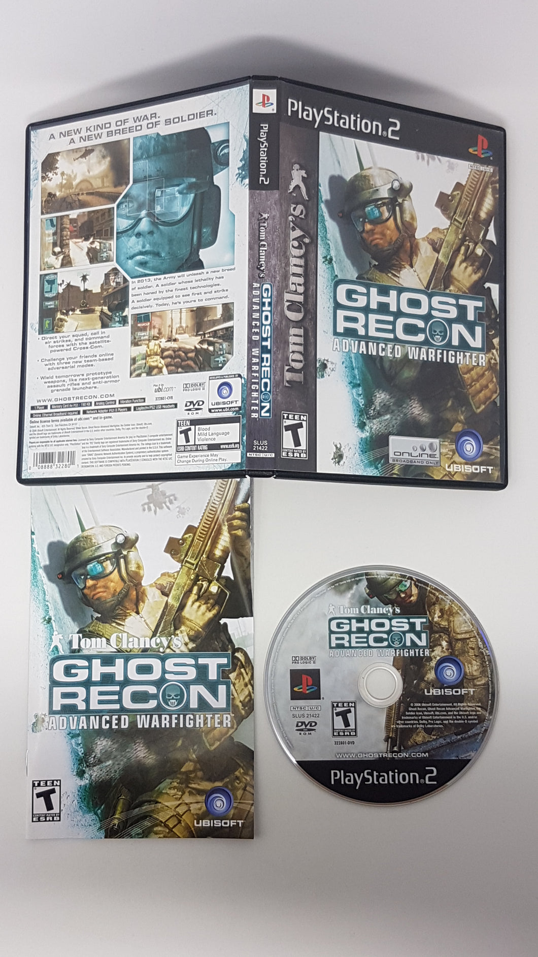 Ghost Recon Advanced Warfighter - Sony Playstation 2 | PS2