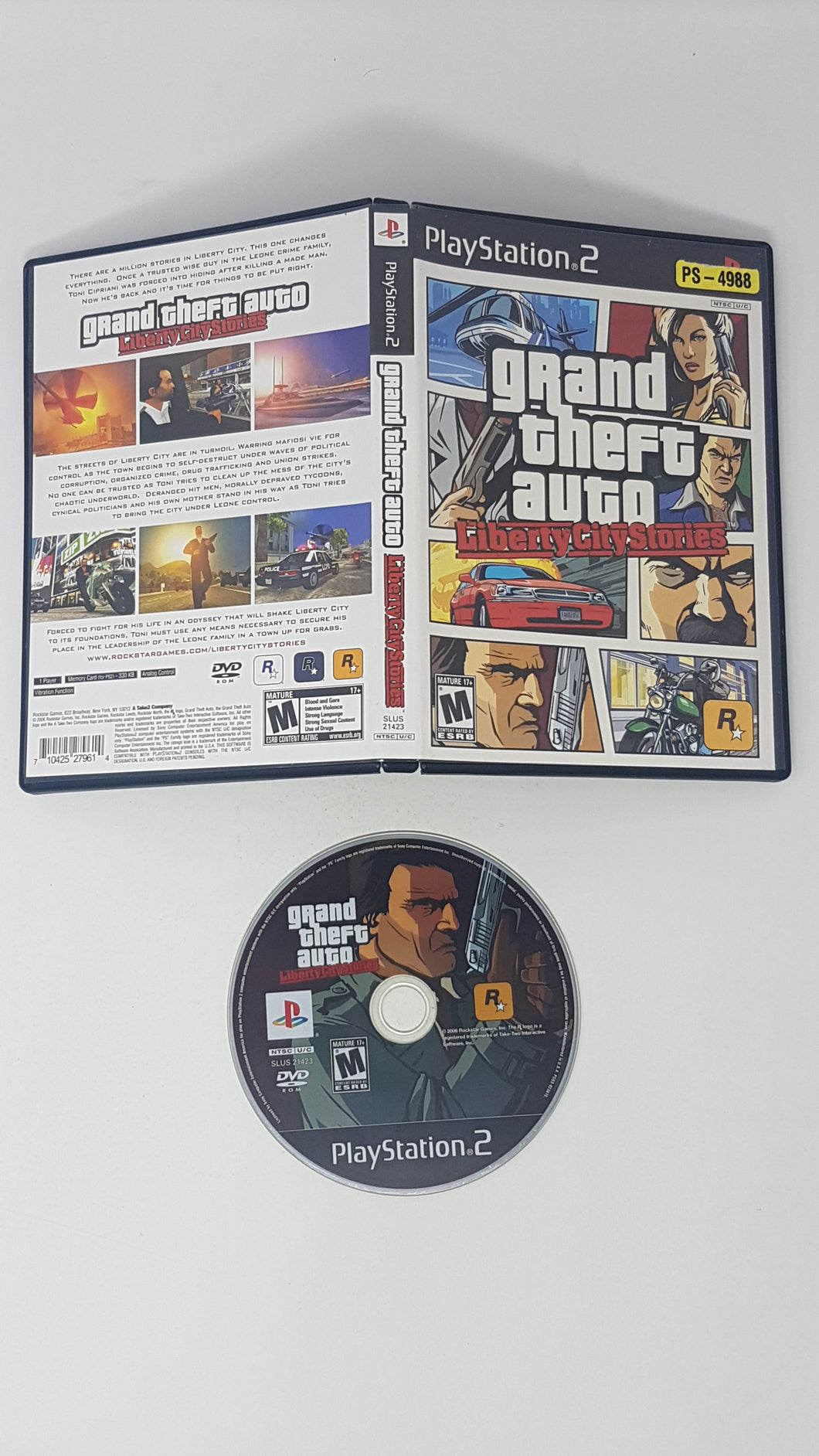 Grand Theft Auto Liberty City Stories  - Sony Playstation 2 | PS2