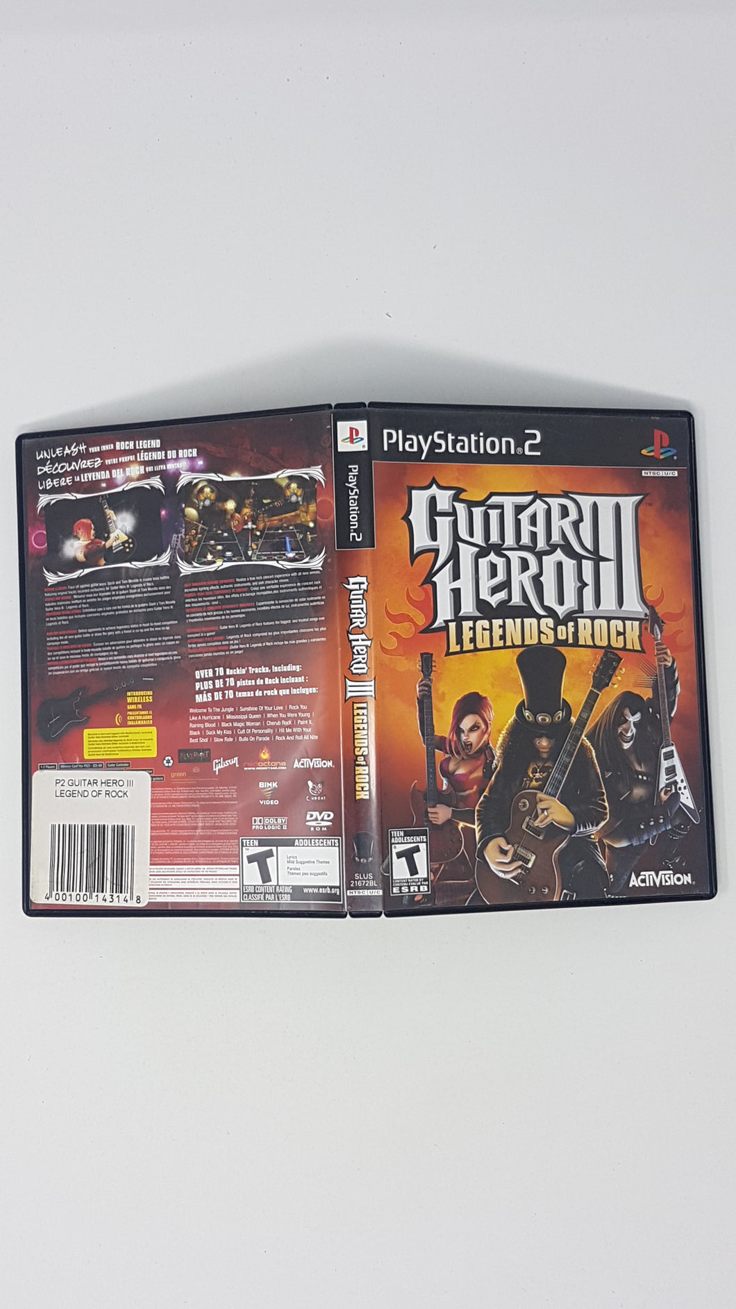 Guitar Hero III Legends of Rock [boîte] - Sony Playstation 2 | PS2