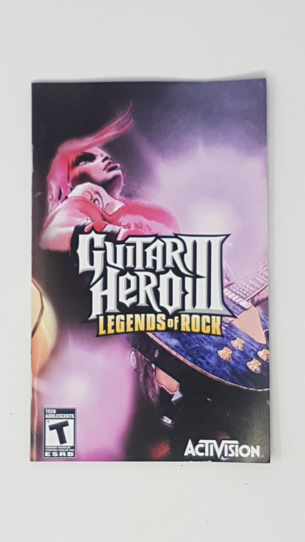 Guitar Hero III Legends of Rock [manuel] - Sony Playstation 2 | PS2