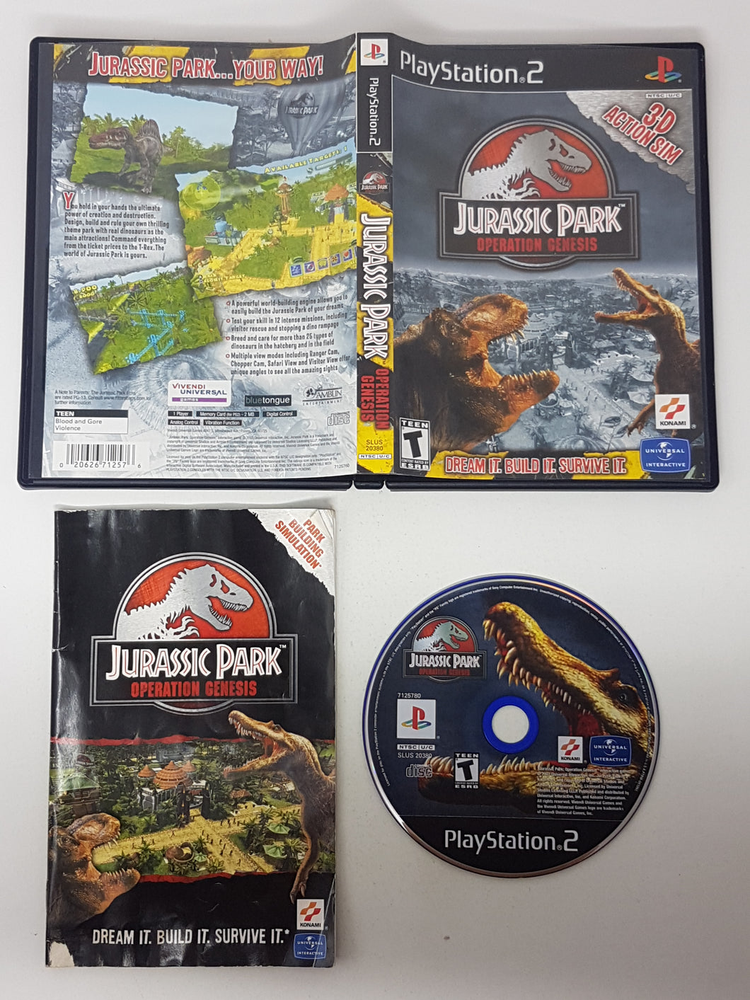 Jurassic Park Operation Genesis - Sony Playstation 2 | PS2
