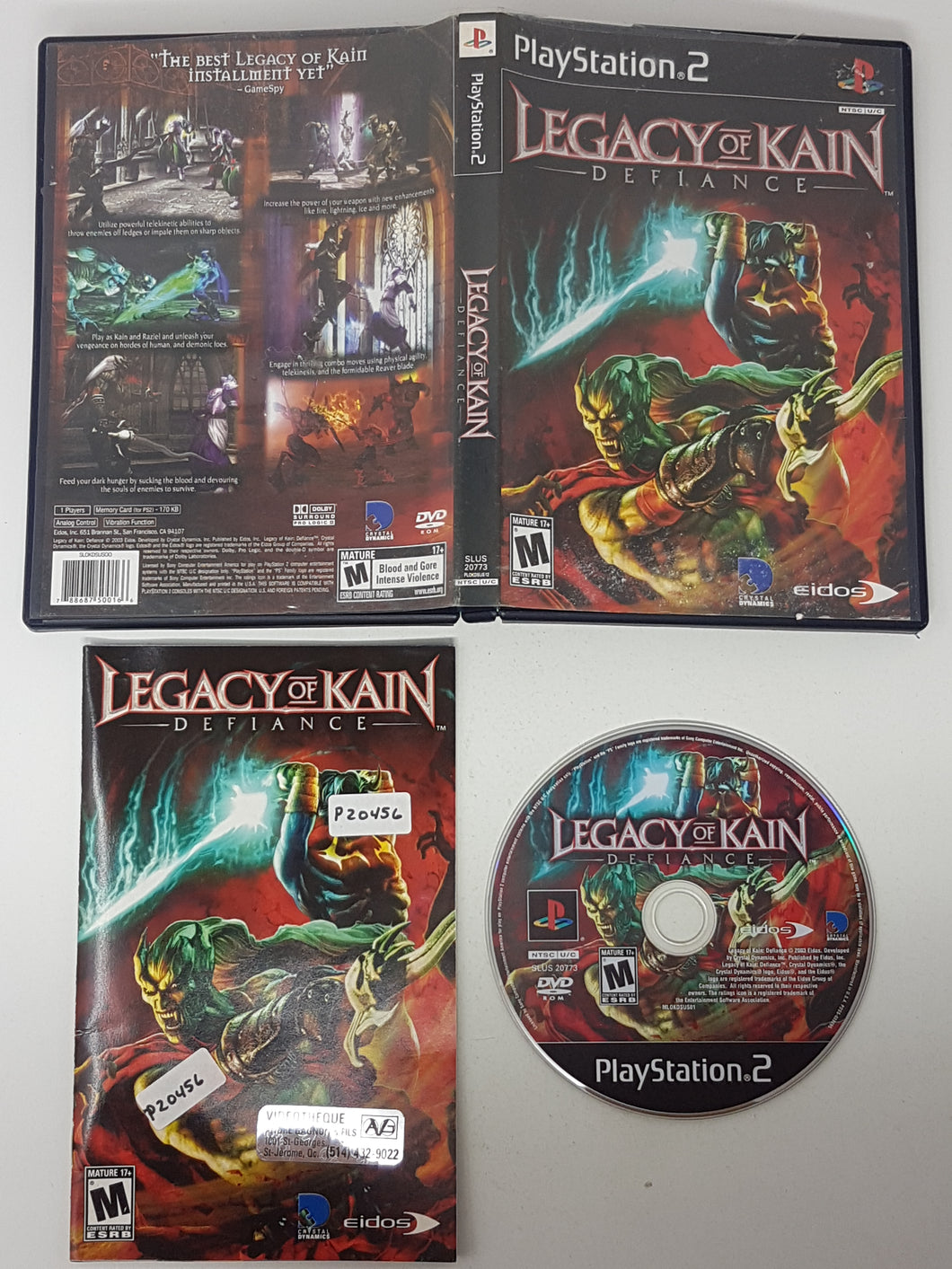 Legacy of Kain Defiance - Sony Playstation 2 | PS2
