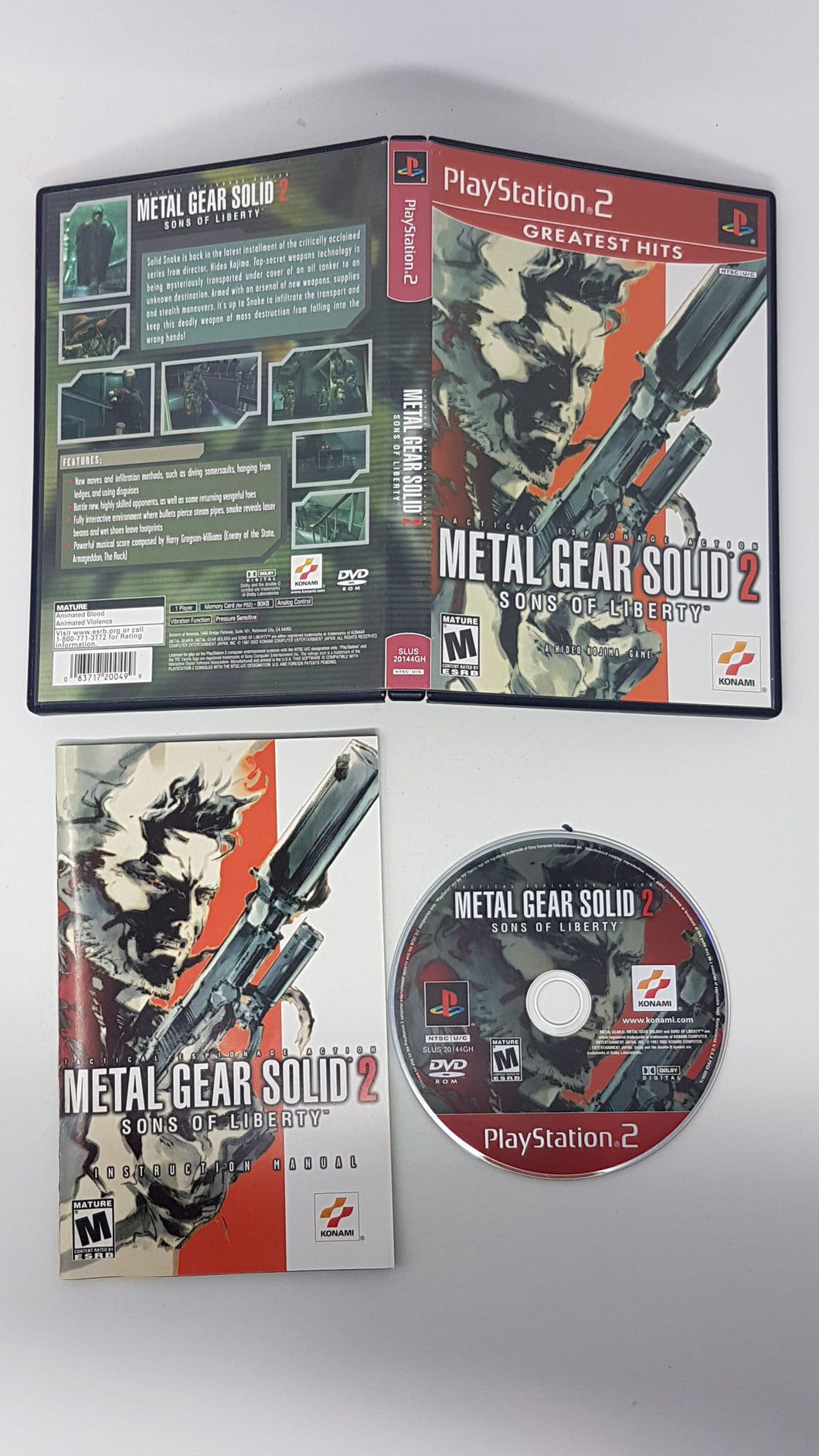 Metal Gear Solid 2 [Grands succès] - Sony Playstation 2 | PS2