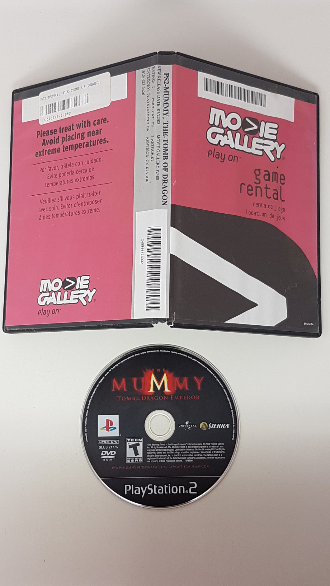 The Mummy Tomb of the Dragon Emperor - Sony Playstation 2 | PS2