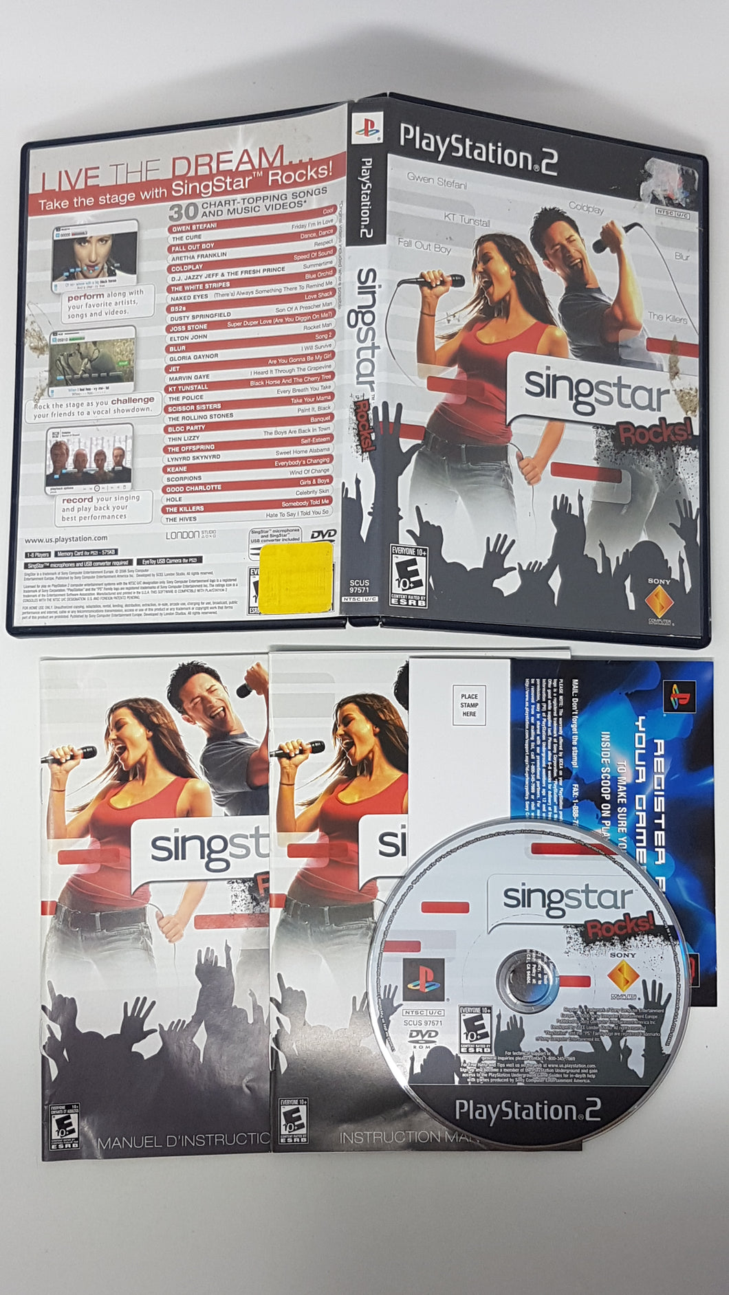 Singstar Rocks - Sony Playstation 2 | PS2