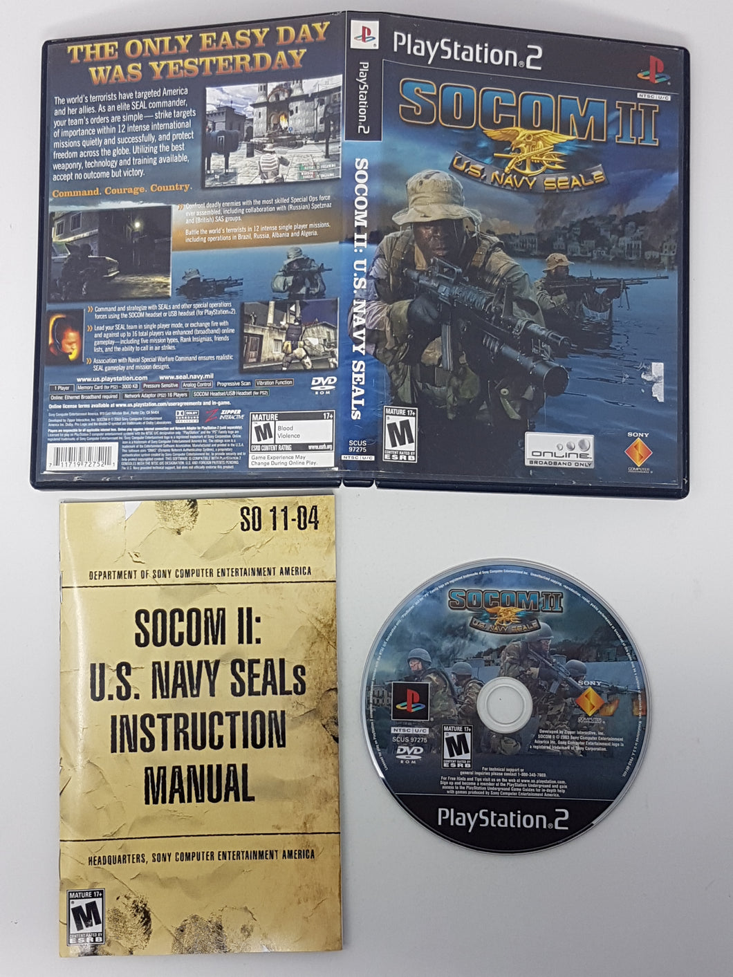 SOCOM II US Navy Seals - Sony Playstation 2 | PS2