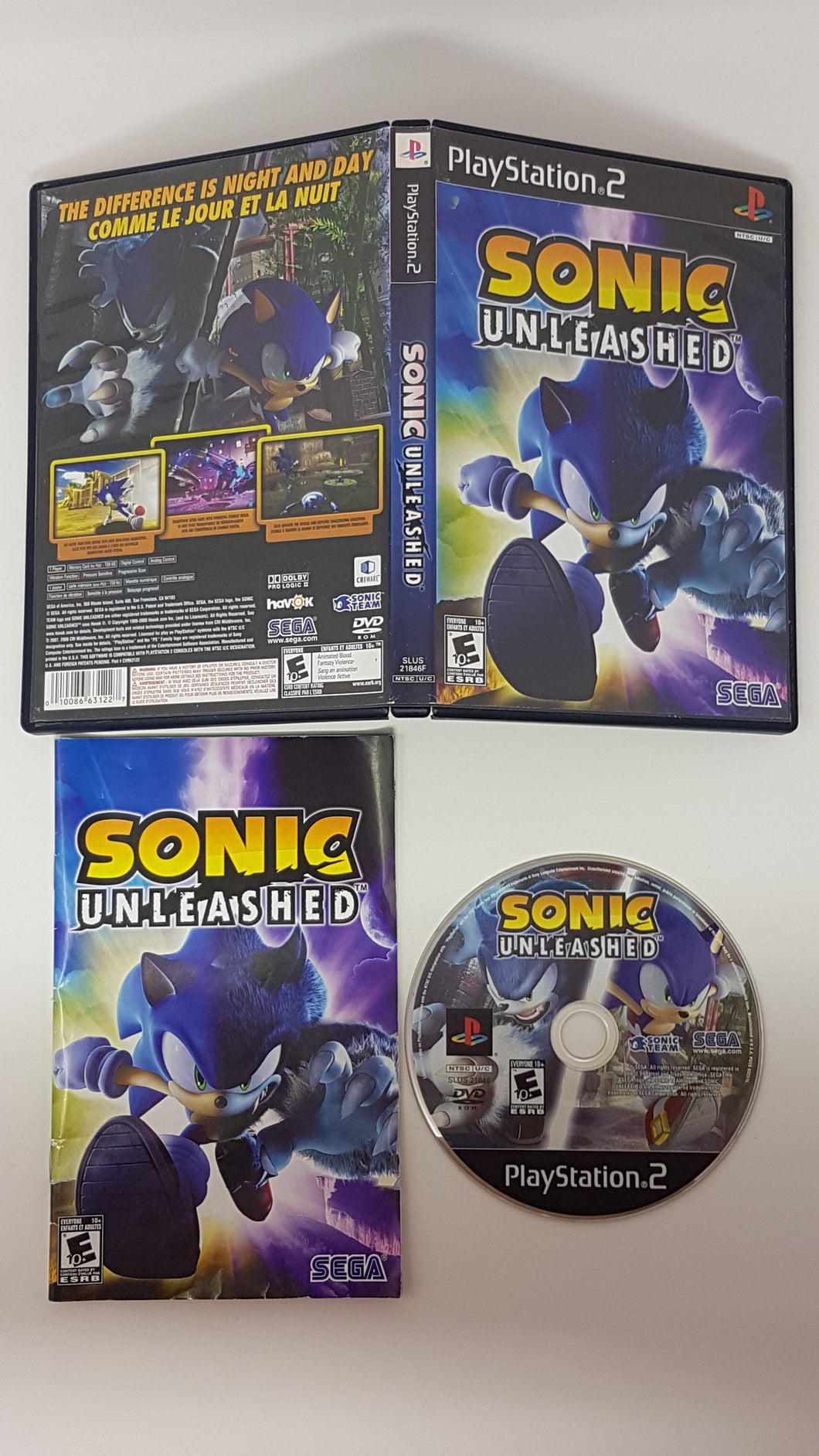Sonic Unleashed - Sony Playstation 2 | PS2