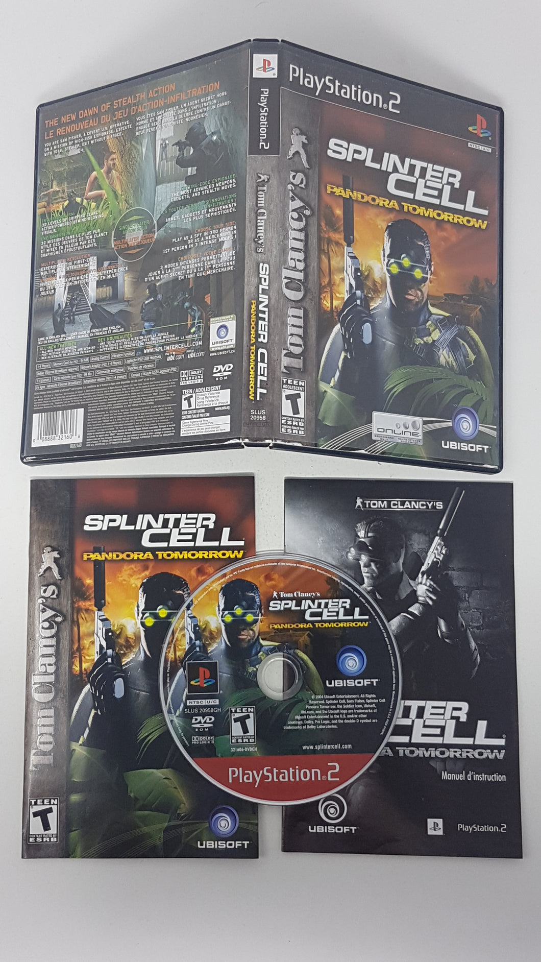 Splinter Cell Pandora Tomorrow - Sony Playstation 2 | PS2
