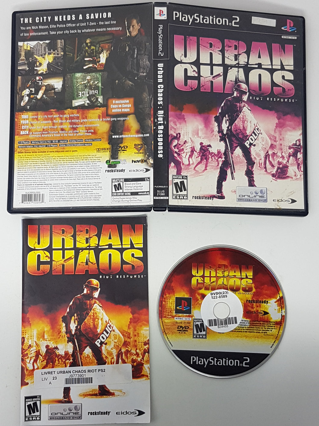 Urban Chaos Riot Response - Sony Playstation 2 | PS2