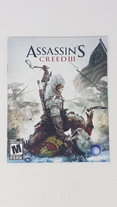 Assassin's Creed III [manuel] - Sony Playstation 3 | PS3