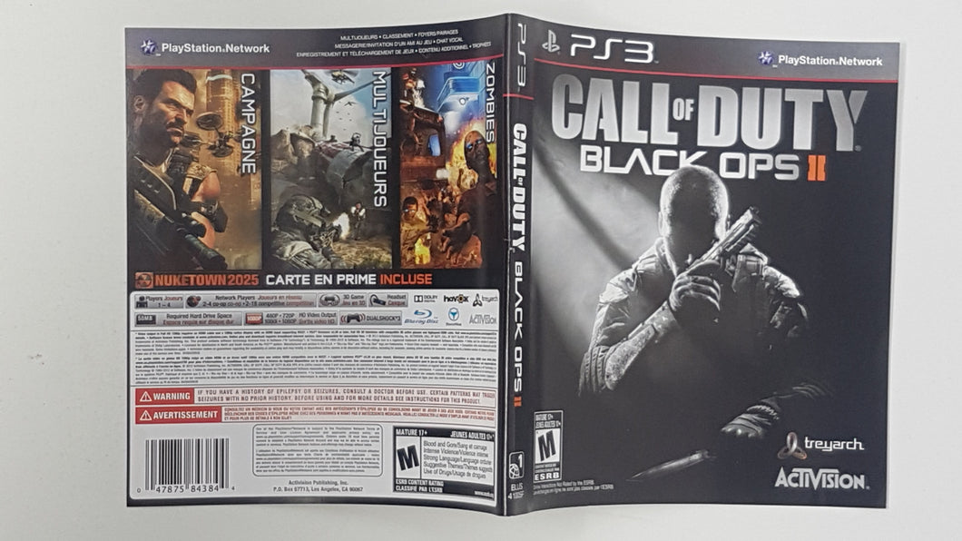 Call of Duty Black Ops II [Couverture] - Sony Playstation 3 | PS3