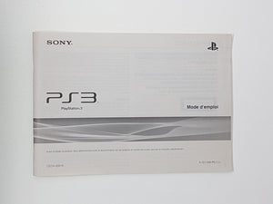 Manuel d'instructions de la console - Sony Playstation | PS3