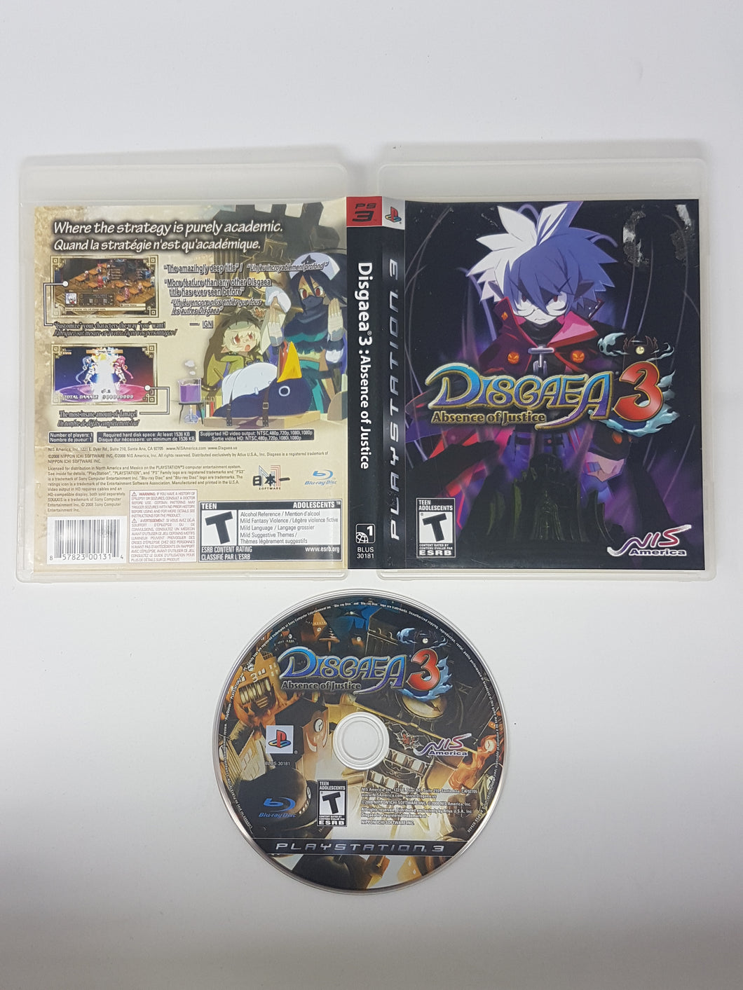 Disgaea 3 Absense of Justice - Sony Playstation 3 | PS3