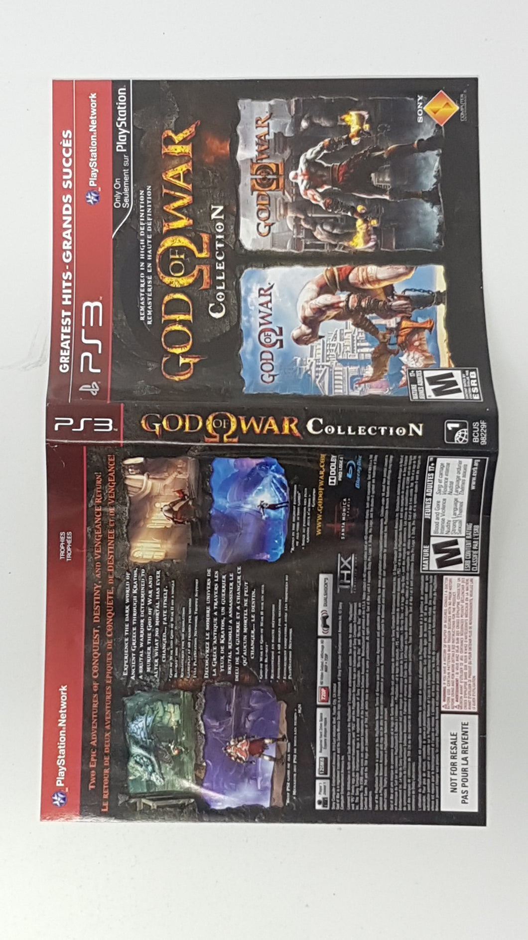 God of War Collection [Grand succès] [Couverture] - Sony Playstation 3 | PS3