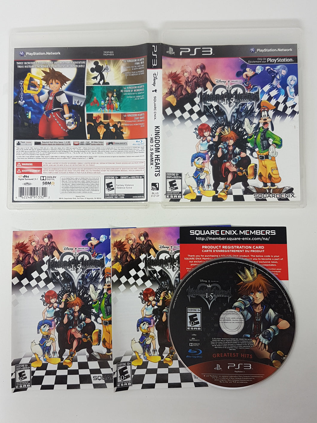 Kingdom Hearts HD 1.5 Remix - Sony Playstation 3 | PS3