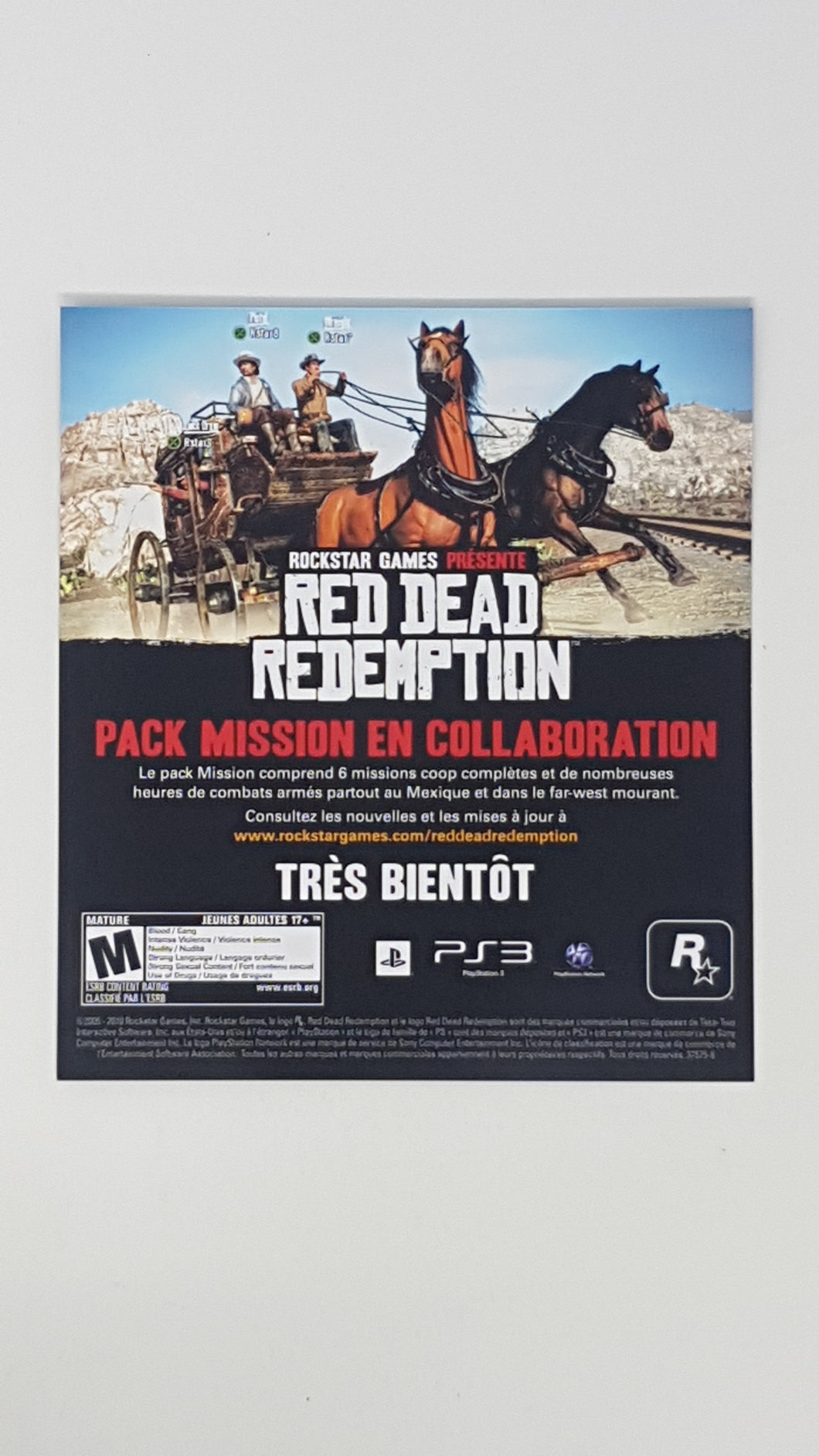 Red Dead Redemption [Insertion] Français - Sony Playstation 3 | PS3