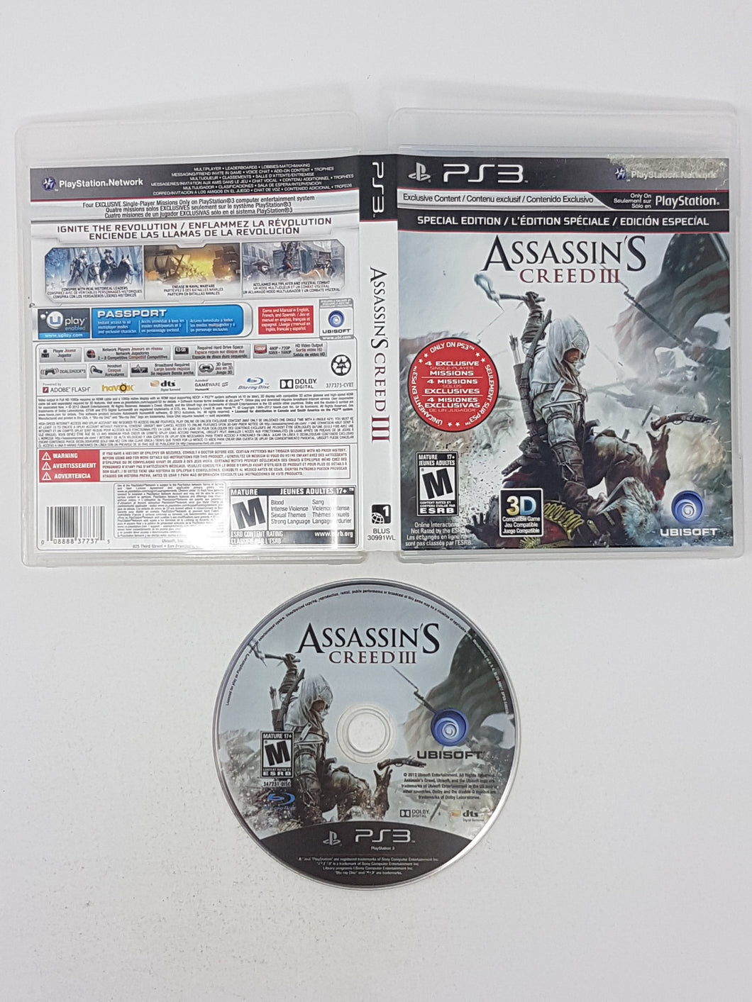 Assassin's Creed III - Sony Playstation 3 | PS3