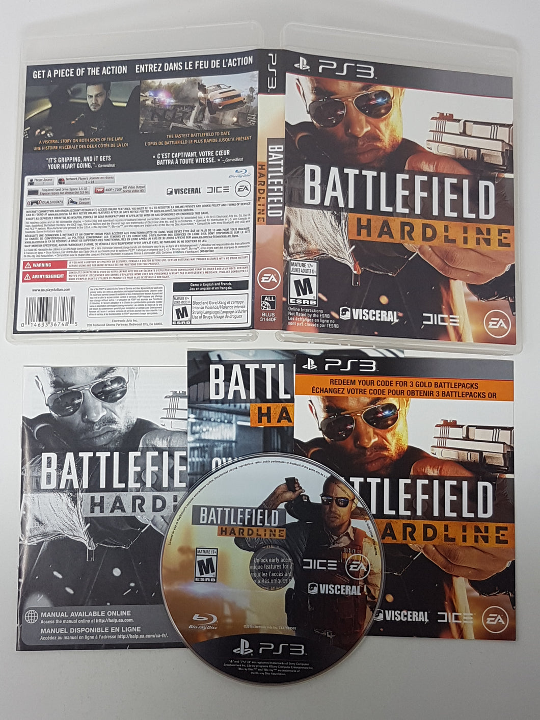 Battlefield Hardline - Sony Playstation 3 | PS3