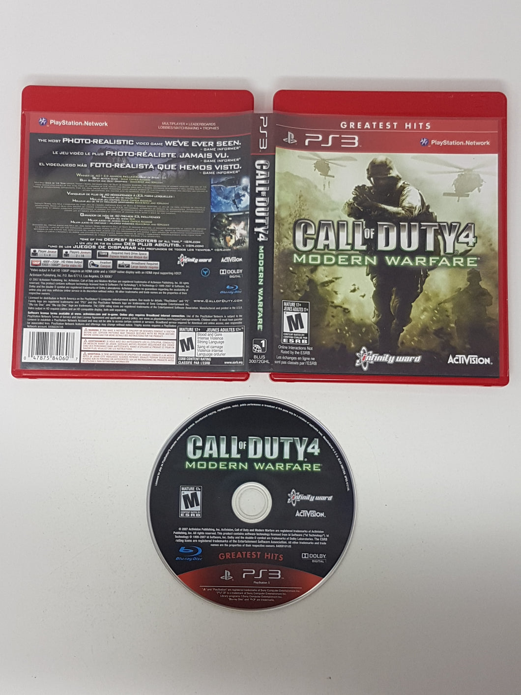 Call of Duty 4 Modern Warfare [Greatest Hits] - Sony Playstation 3 | PS3