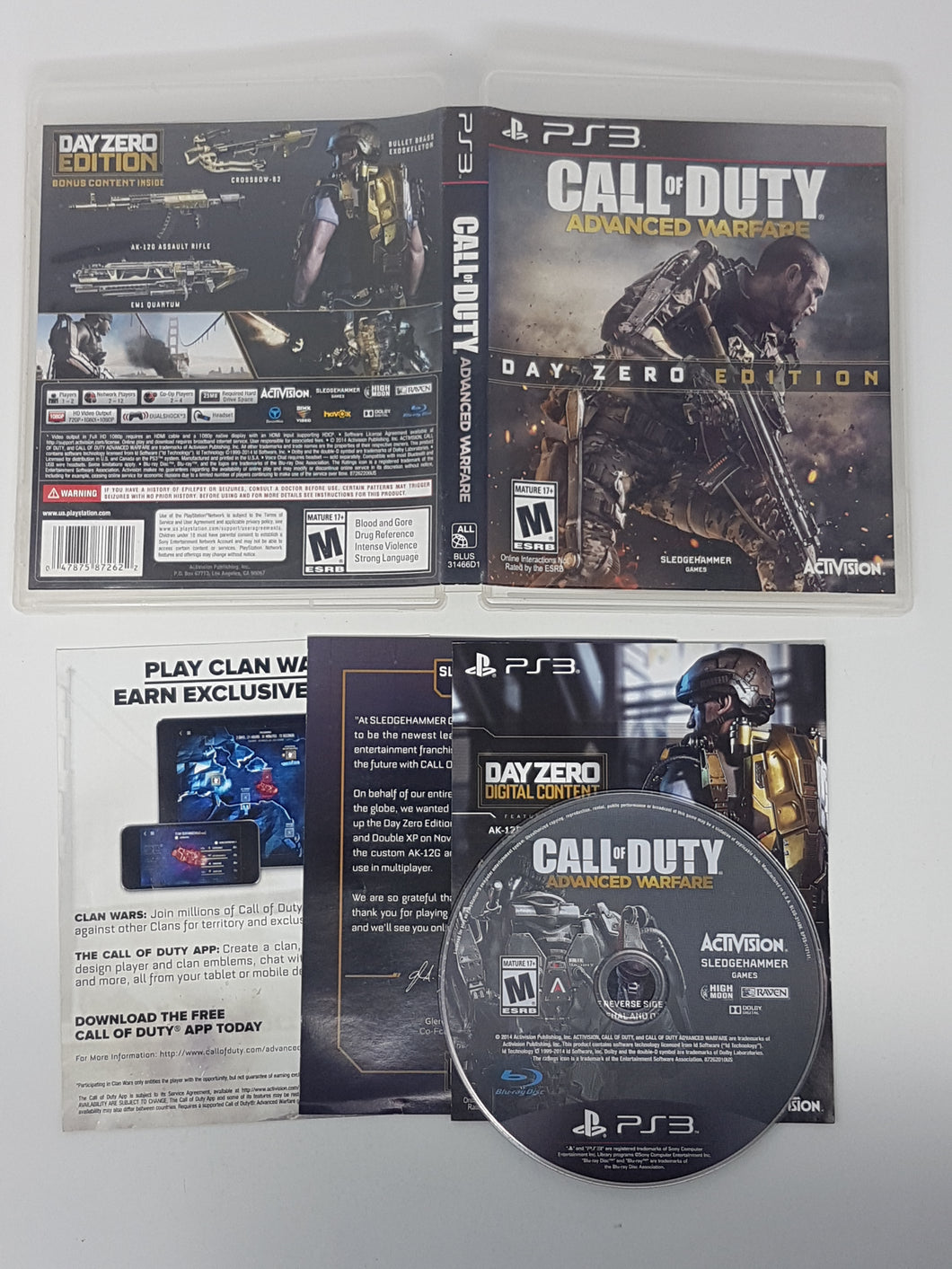 Call of Duty Advanced Warfare [Day Zero] - Sony Playstation 3 | PS3