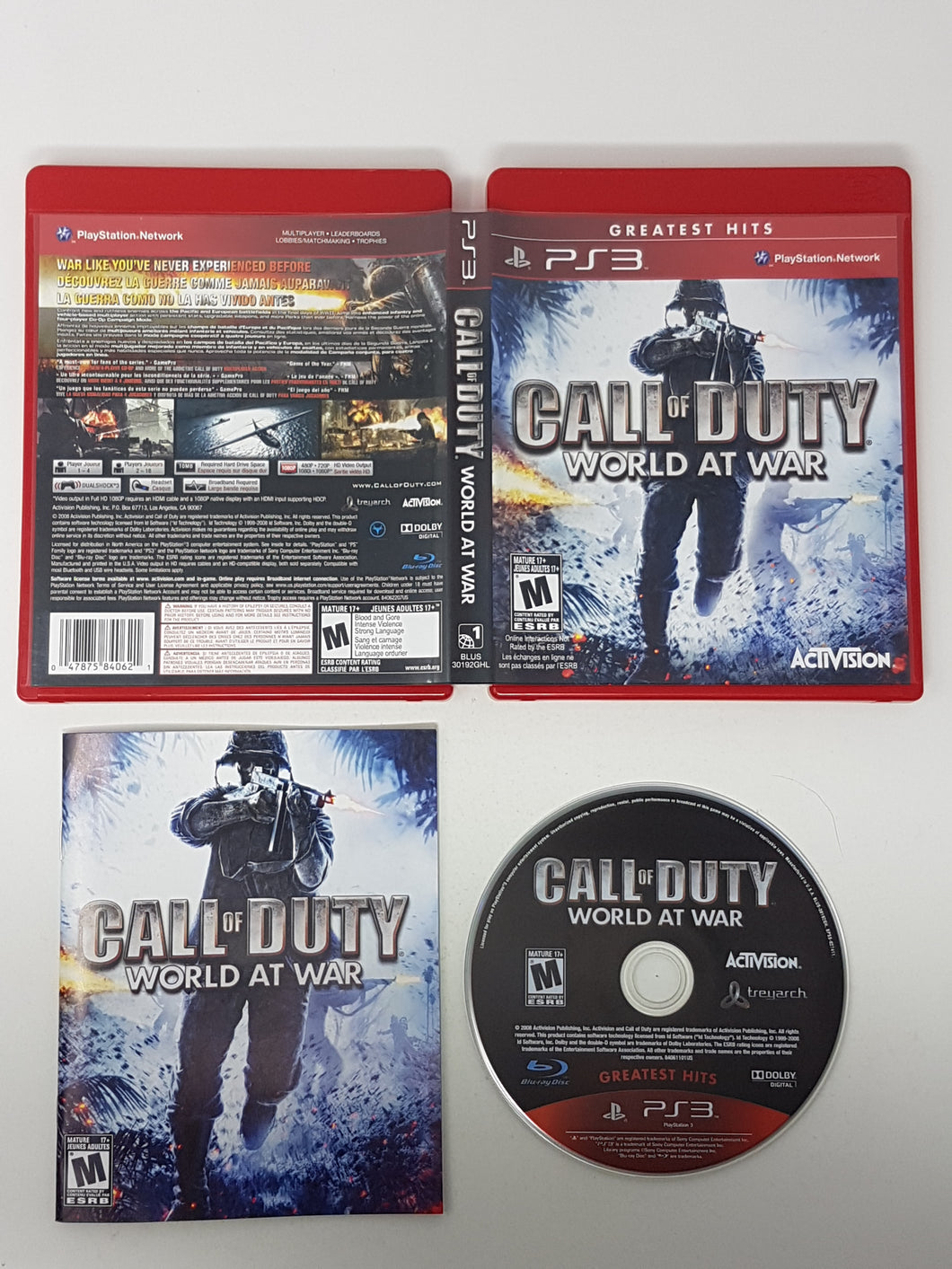 Call of Duty World at War [Greatest Hits] - Sony Playstation 3 | PS3