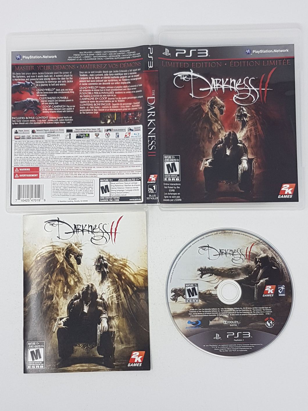 The Darkness II Édition Limitée [cib] - Sony Playstation 3 | PS3