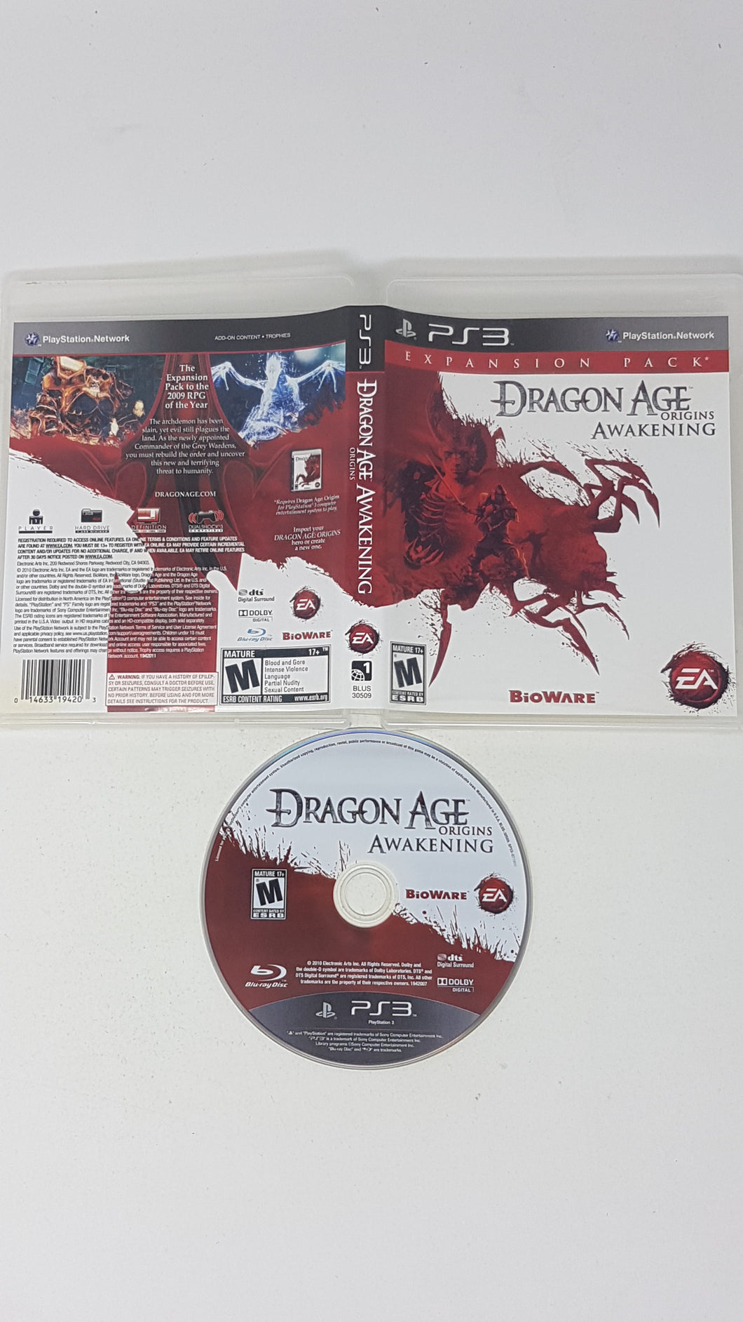 Dragon Age - Origins Awakening Expansion - Sony Playstation 3 | PS3